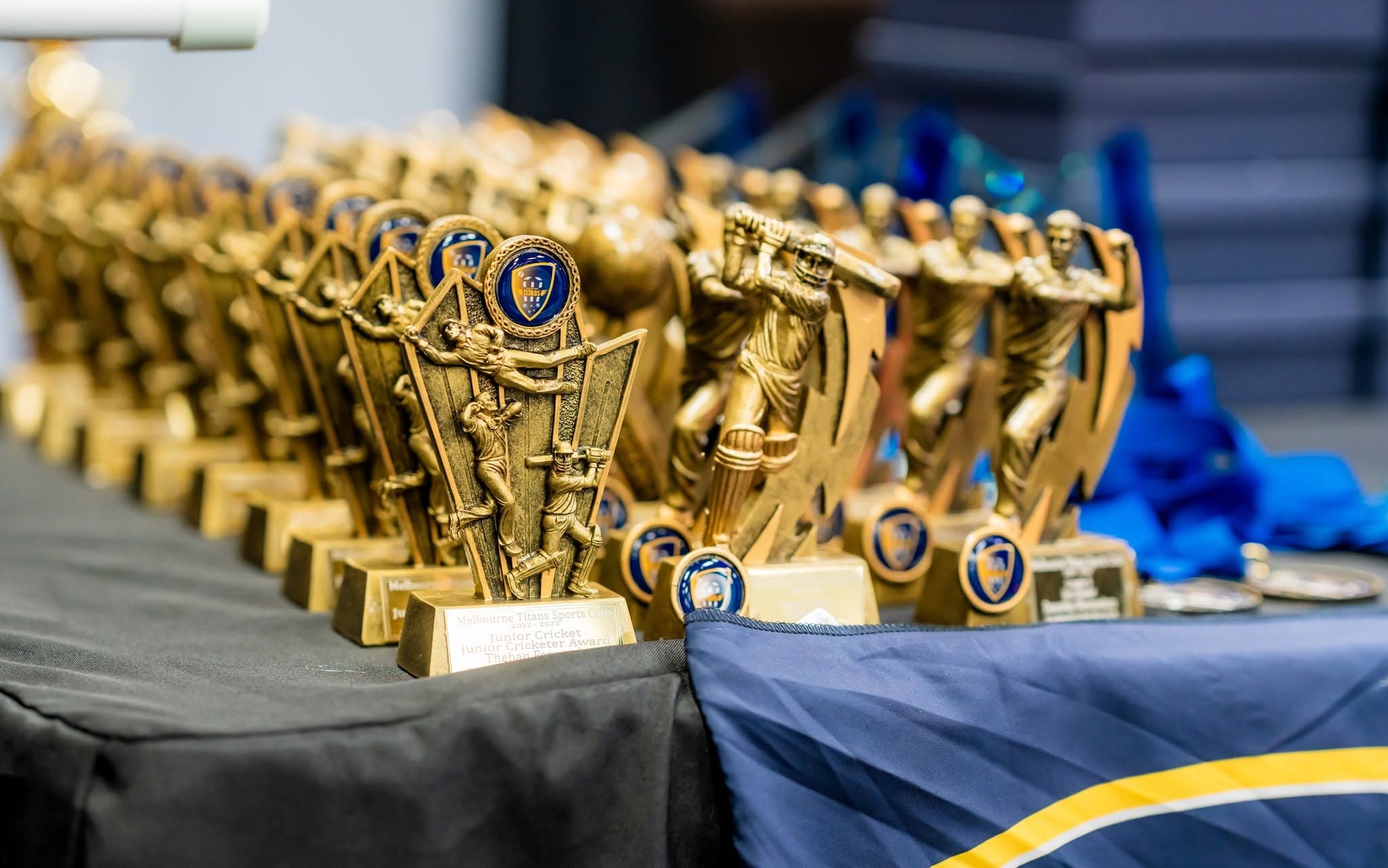 Melbourne Titans junior cricket trophies